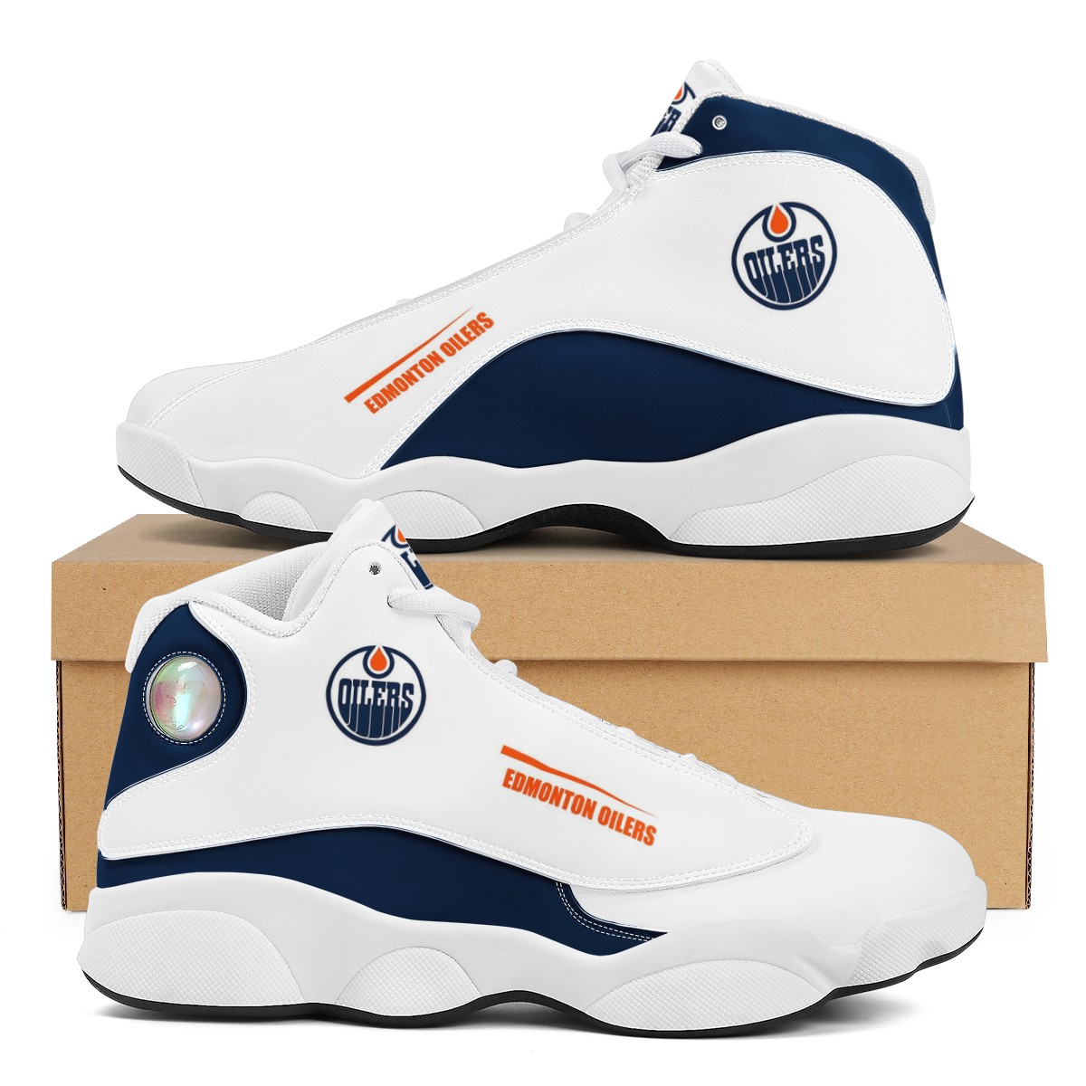 Men's Edmonton Oilers Limited Edition JD13 Sneakers 001